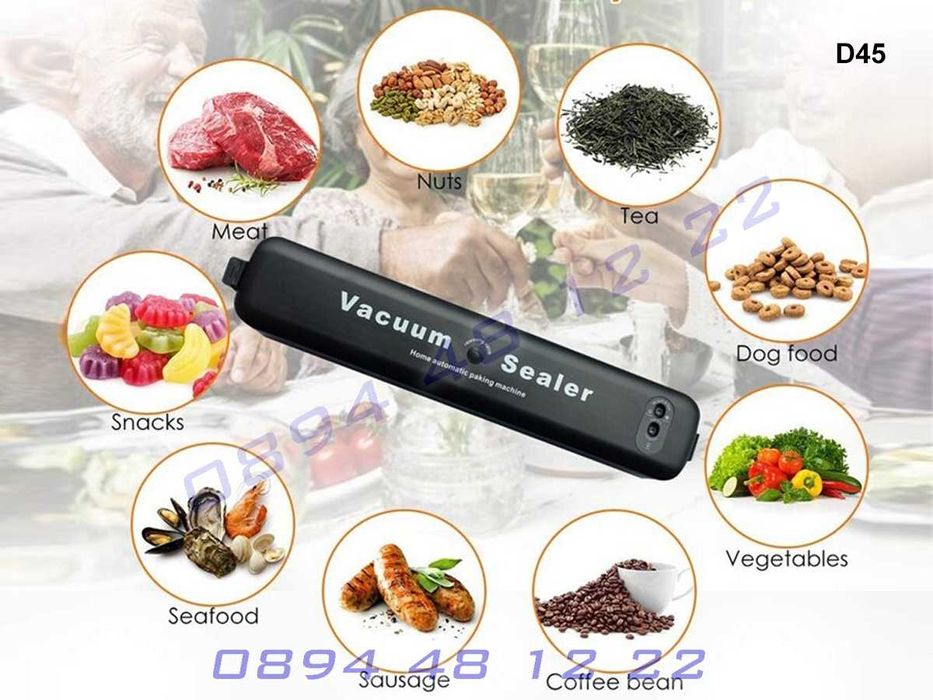 Вакуумираща Машина Вакуум Храна Вакуумиране Вакум Вакумиране Торби