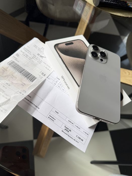 Iphone 15 Pro Max  Natural Titanium , 256 GB