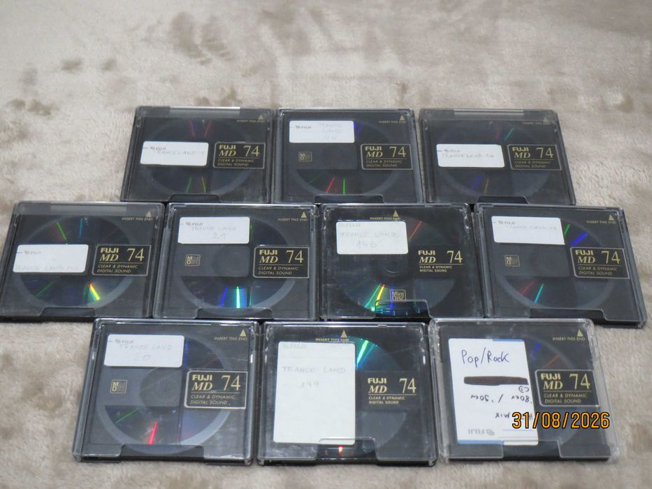 minidisc , minidiscuri loturi de 10 bucati