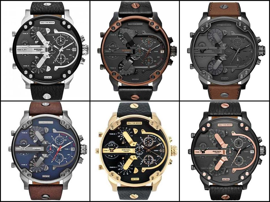 Diesel Big Daddy и Mr. Daddy Мъжки Часовници | Над 25 Модела Налични