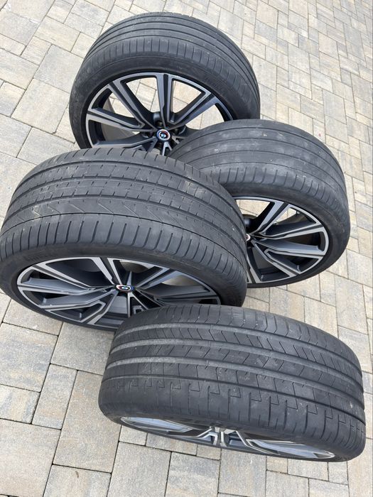 Jante originale BMW 742M R22 cu anvelope – X5 G05 / X6 G06