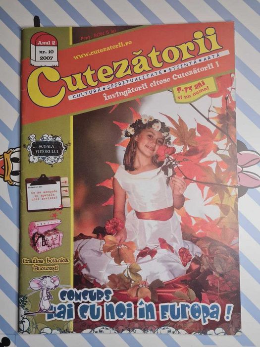Revistă „Cutezătorii” – nr. 10 / 2007 – colecție rară