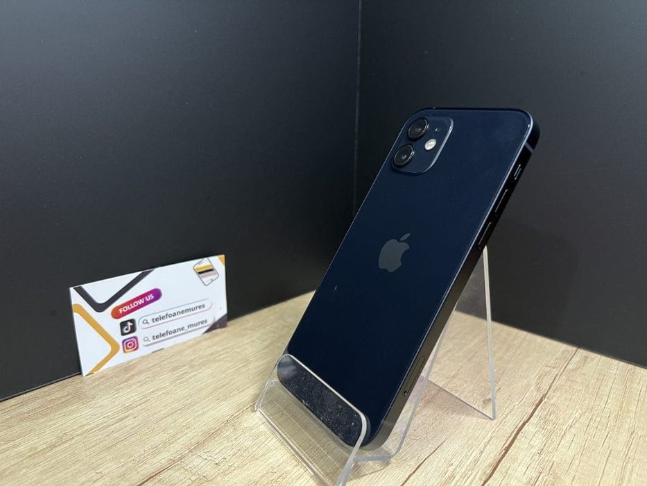 iPhone 12 64Gb Black Second-Hand Foarte Bun 3 ani garanție, Telefoane
