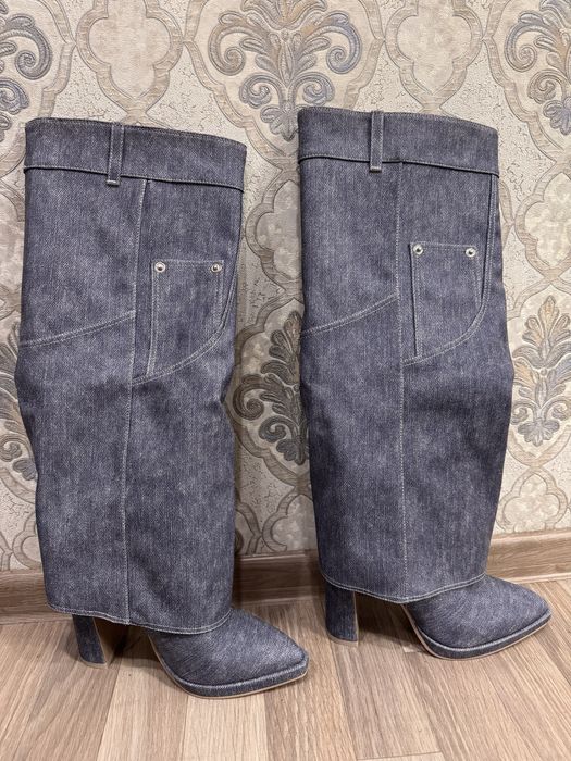 Сапоги под джинсу