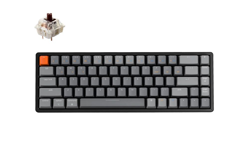 Keychron K6, б/у, коричневые свитчи