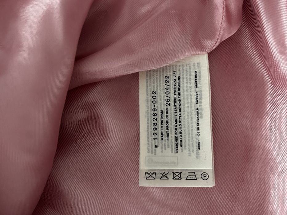 Arket fusta lana pentru primavara roz