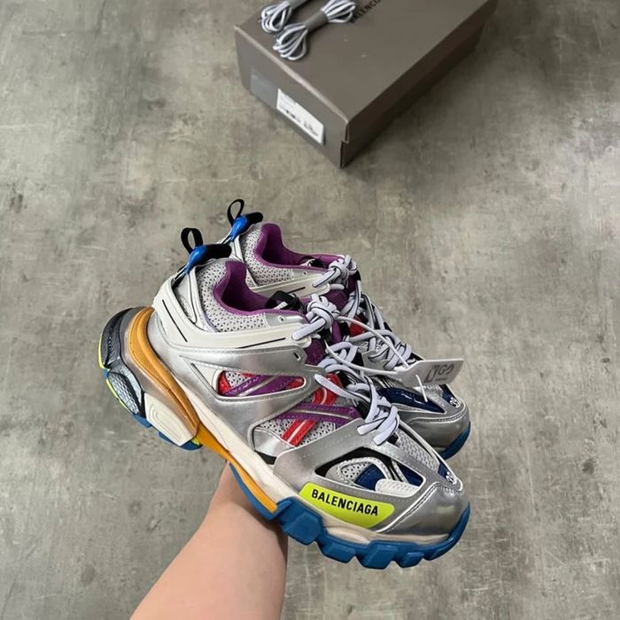 Balenciaga Track Sneaker "Silver/Multicolor"
