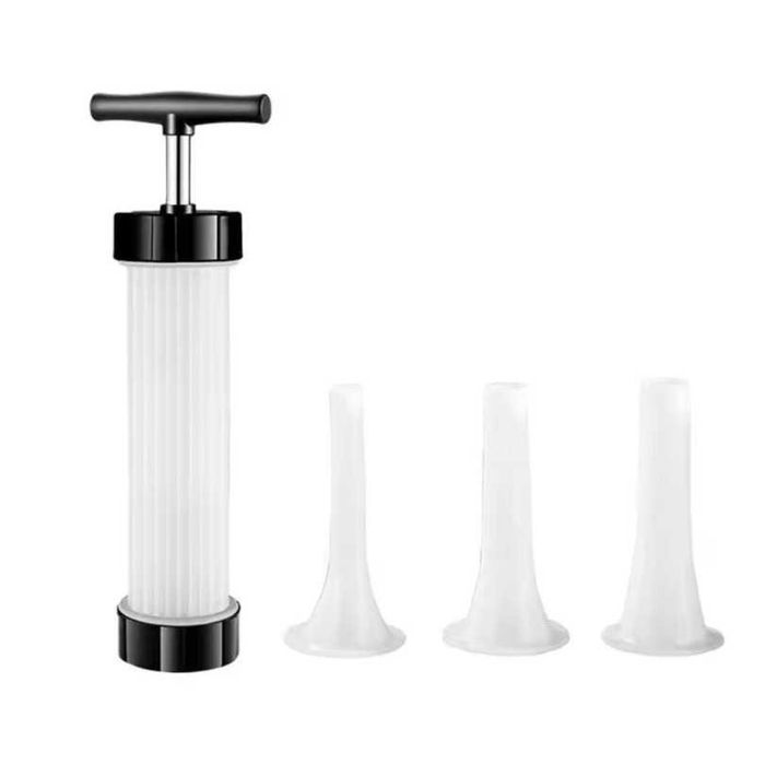 Ръчна пълначка за месо и кайма | Шприц за пълнене на луканк