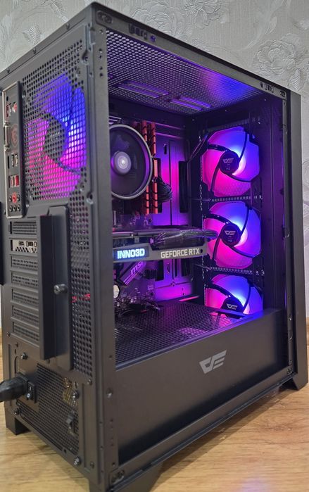 Геймърски компютър Ryzen 5 5500, RTX 3060TI, 16 RAM