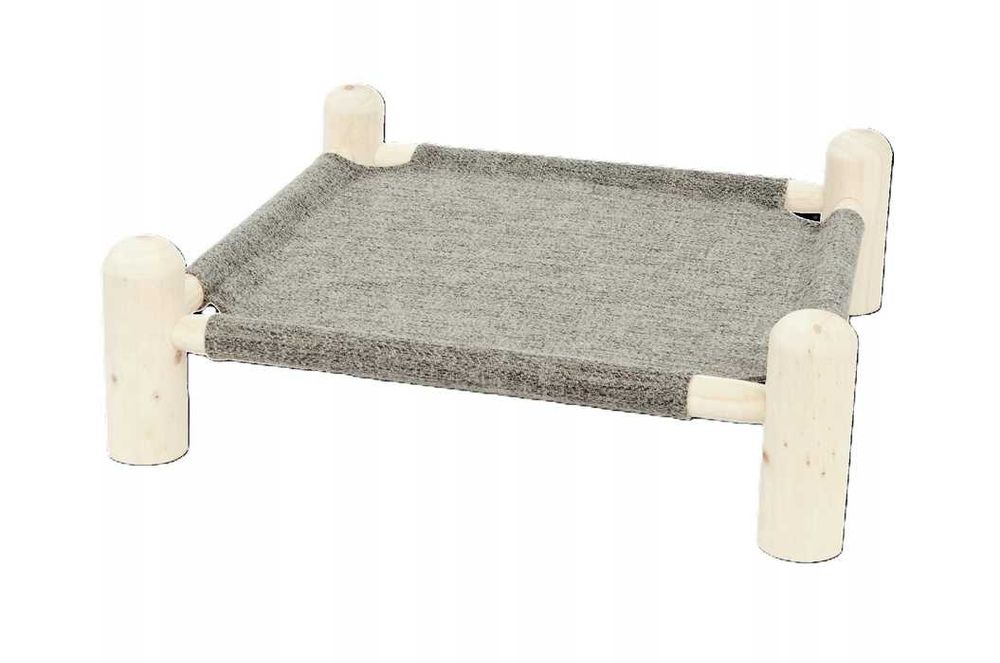 Дървено легло за кучета и котки 10 кг 49,5 x 49,5 x 15 см