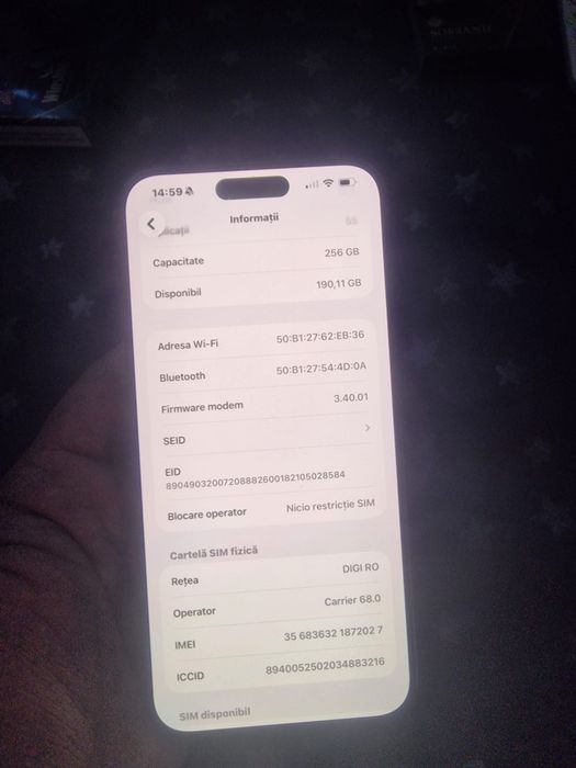 Iphone 15 Pro Max 256