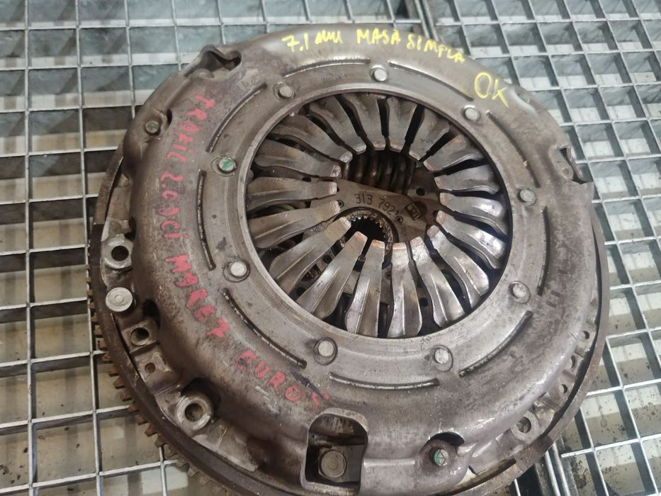 kit ambreiaj volanta masa simpla 2.0dci m9re780 renault trafic 2 euro 5  disc 7,1 mm 8201313792