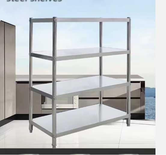 Rastel inox demontabil 4 polite Raft inox cu 4 polite 1200x400x1550 mm