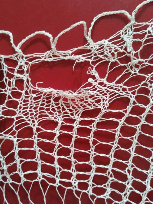 Антична среда на 20-ти век Салфетка плетена на една кука