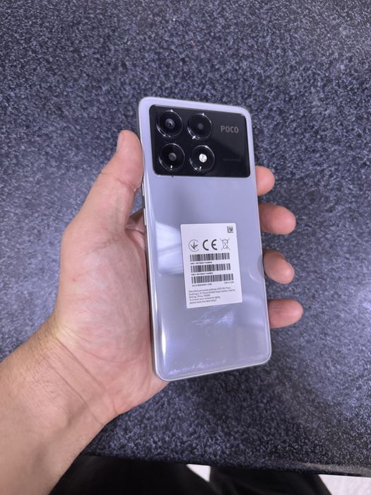 poco x6 pro pamit 12.512g holati ideal oqip tel qlila