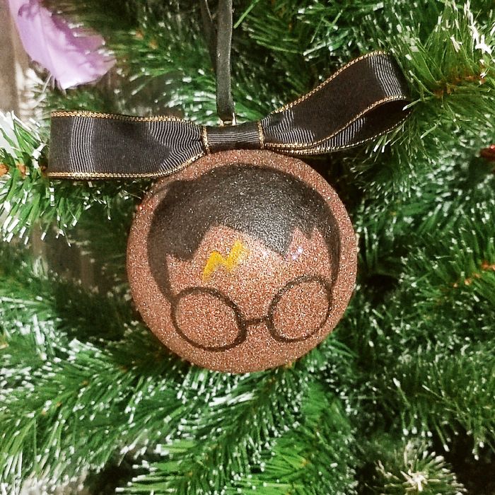 Ёлочные шары Гарри Потерманам. Ручная работа