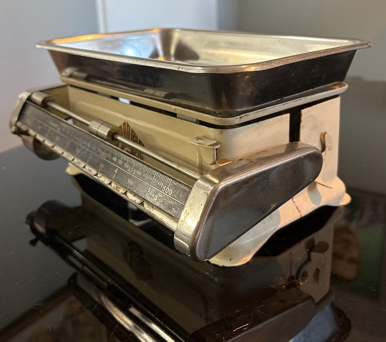 Винтидж немска механична кухненска везна Richard Stube Germany