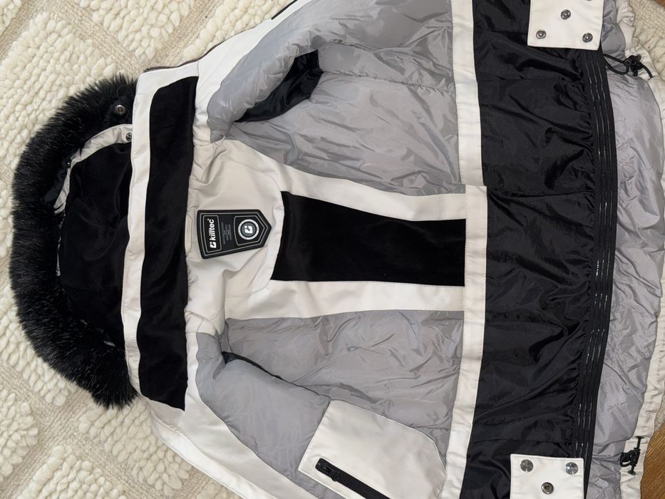 Costum schi nou Killtec 2 piese alb-negru