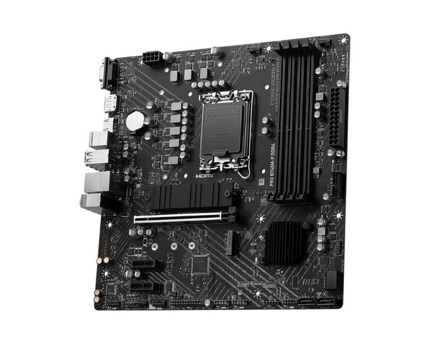 MSI PRO B760M-P 4xDDR5 слота, подержка 12/13/14 процессора