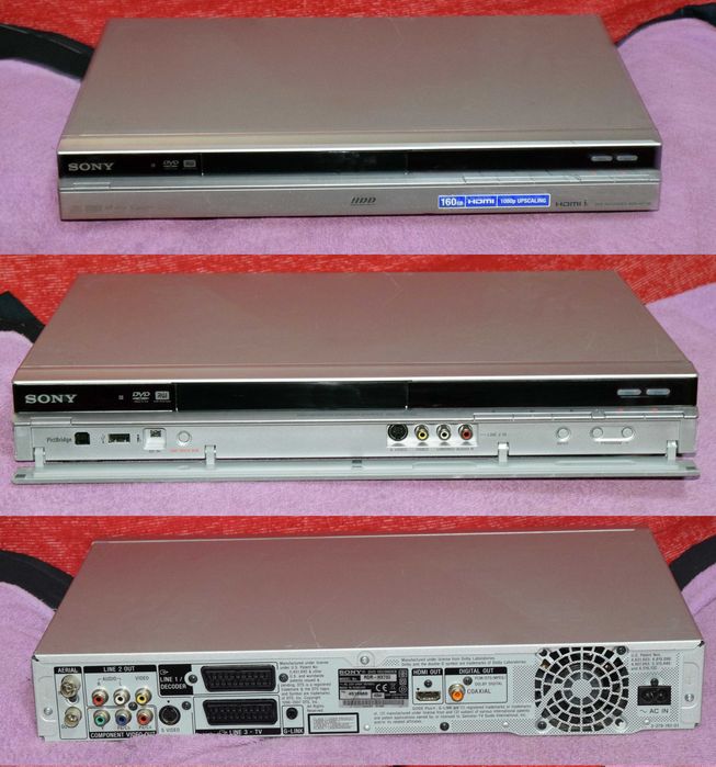 DVD recorder Panasonic , Sony si Pionier