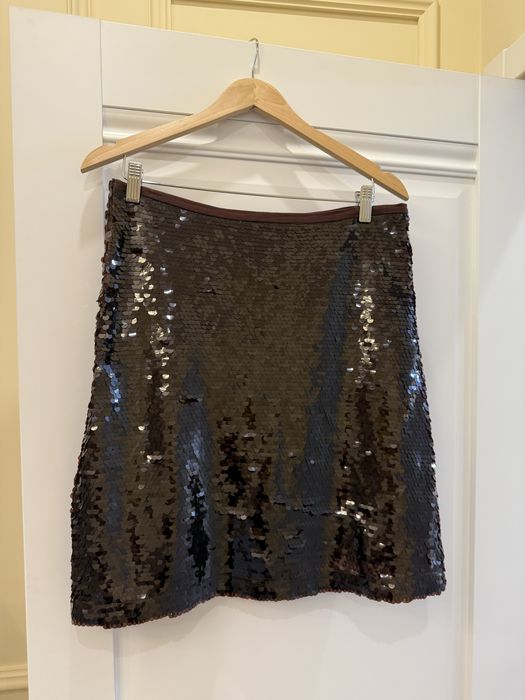 Юбка с пайетками