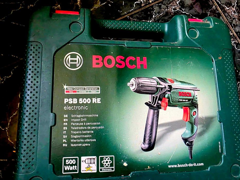 ударната бормашина/дрелка Bosch PSB 500 RE