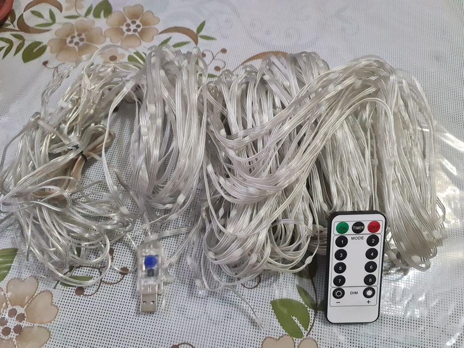 Гирлянда водопад