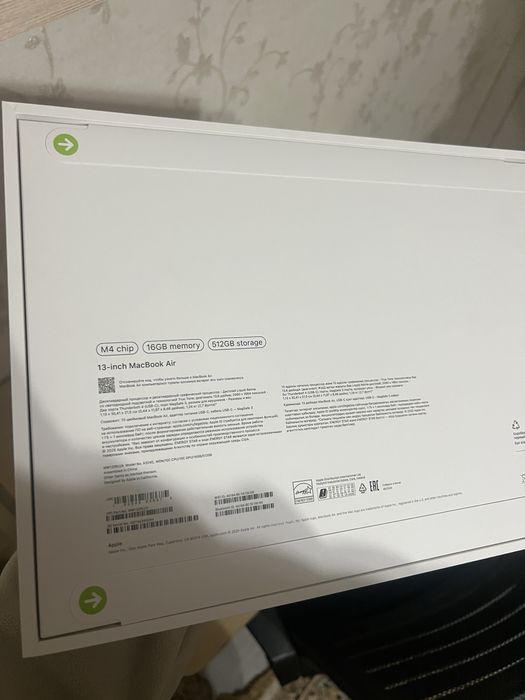 Новый Макбук Эйр 13 М4