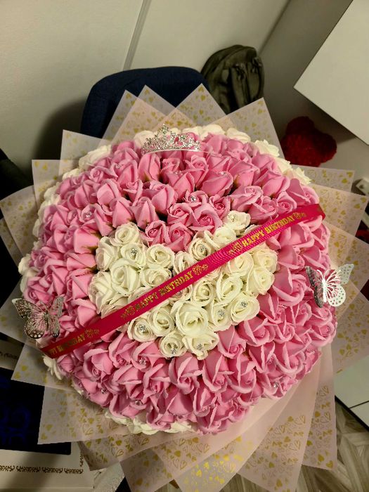 Buchete trandafiri de sapun parfumati