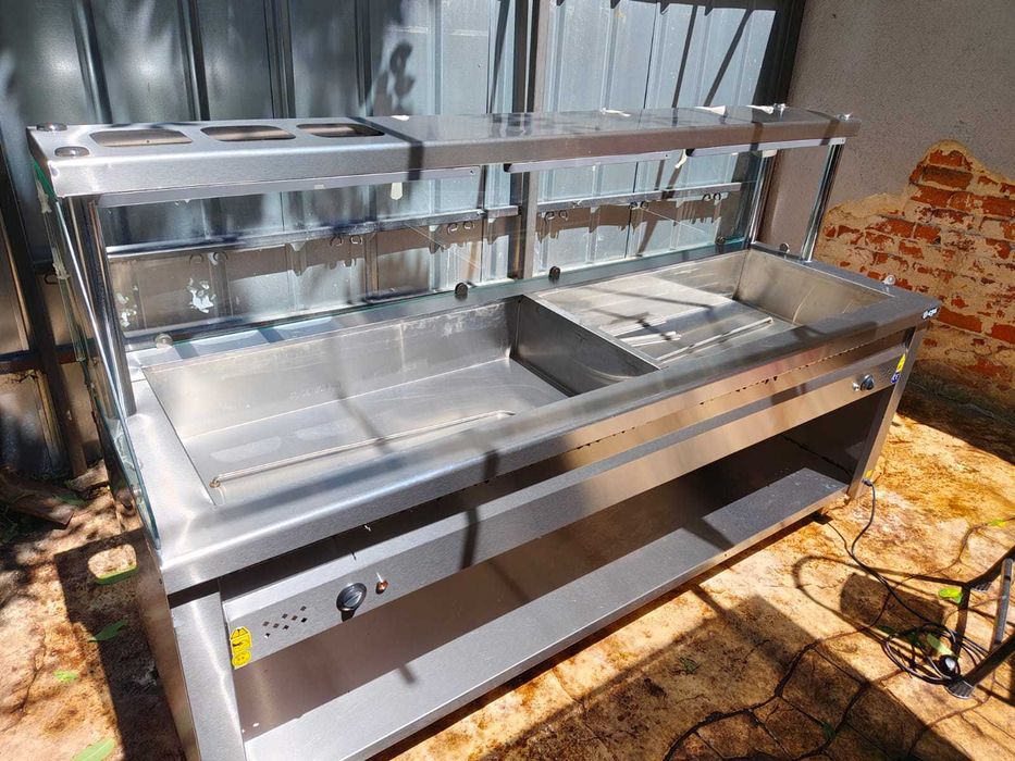 Електрическа топла витрина бен мари CSA Inox 6 × GN 1/1