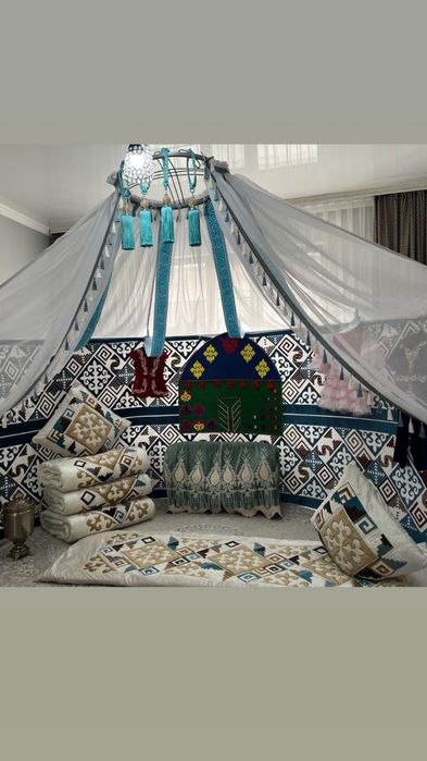 Жартылай киіз үй жалға беріледі