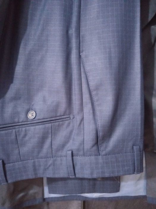 Син мъжки костюм на TEODOR - неразличим от нов