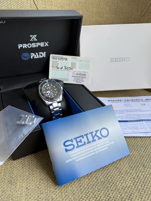 Seiko Prospex Solar Padi SNE575P1 cutie + acte