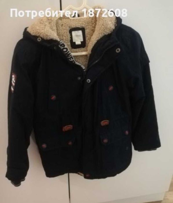 Детско зимно топло яке с размер 128/140