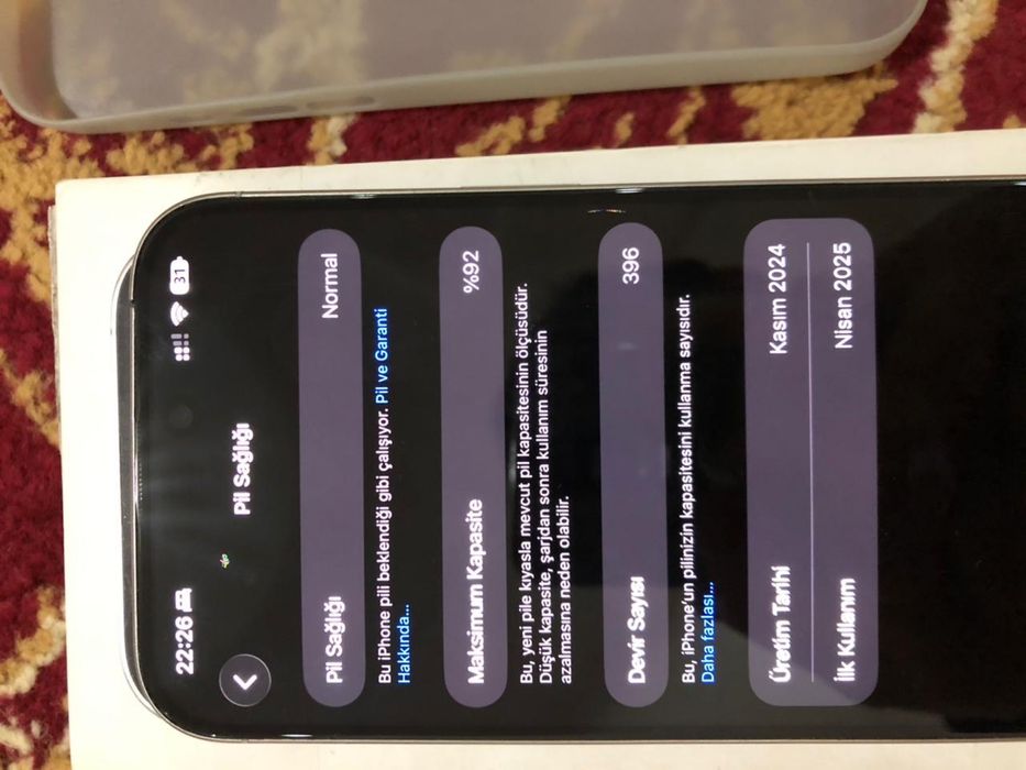 iphone 16 pro max 256gb 92%