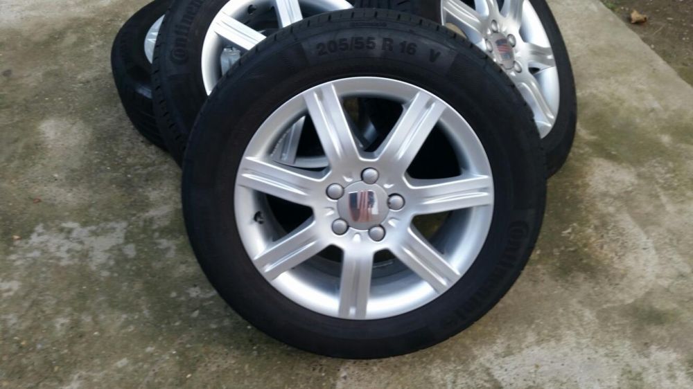 Jante aliaj + anvelope vara R 16