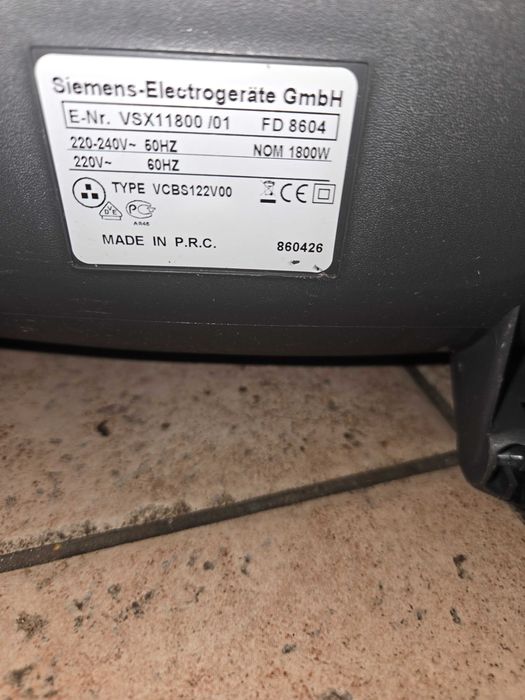 Прахосмукачка SIEMENS SX1 1800w