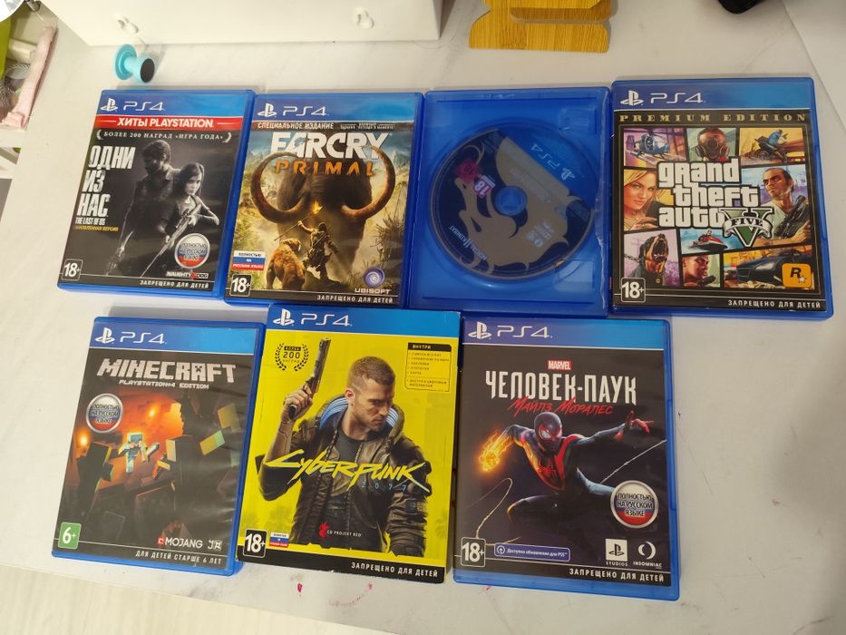 Диски игры Playstation 4-5 в отличном состоянии