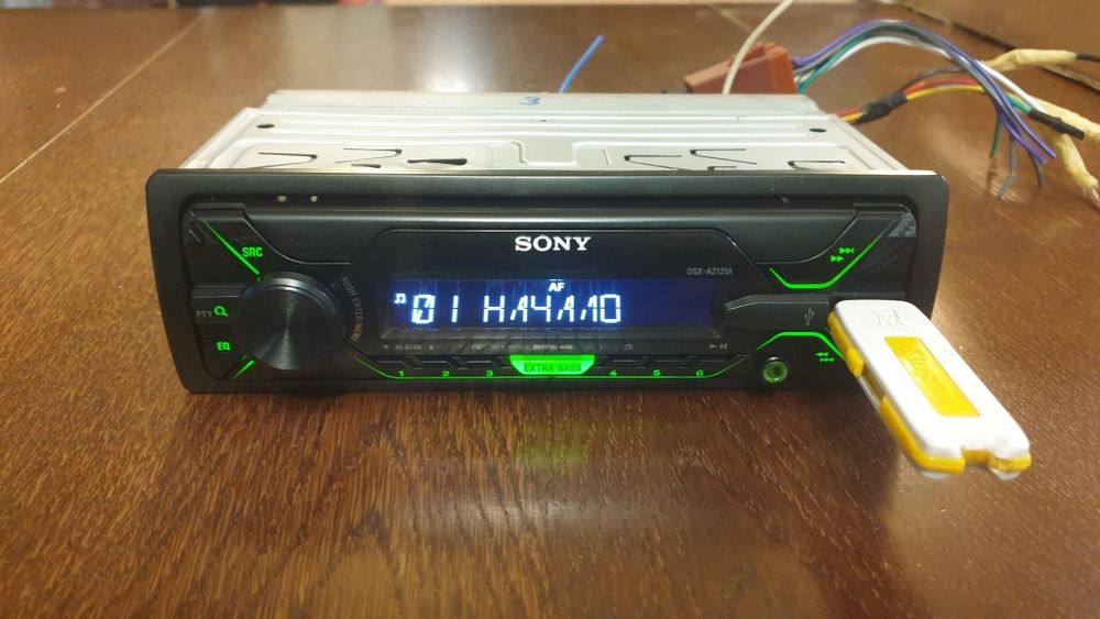 Авто радио плеър музика за кола Сони Sony USB AUX