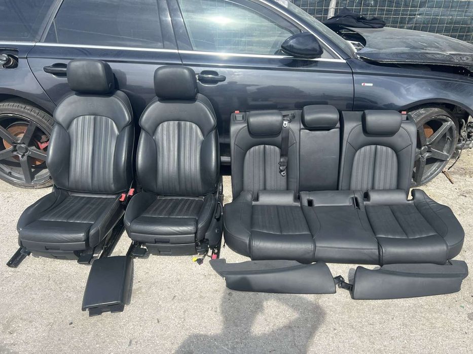 Кожен салон Audi A6 A7 4G Sline Ауди А6 4g A7 ном 133 лека забележка
