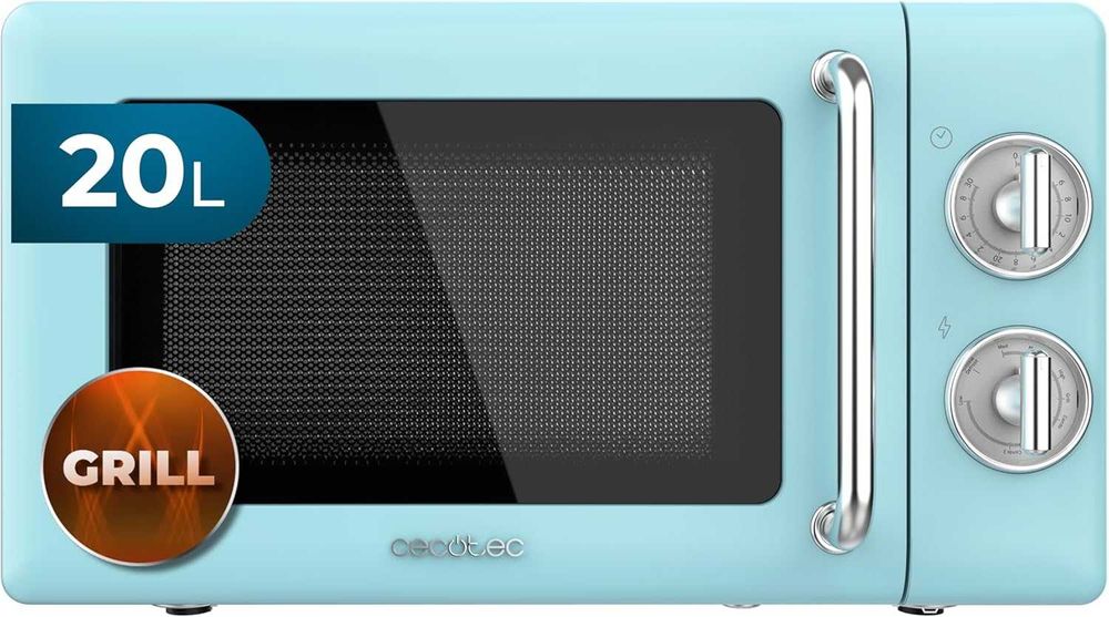 Микровълнова печка Cecotec ProClean 3110 Retro blue 700W, 20L, 6 нива