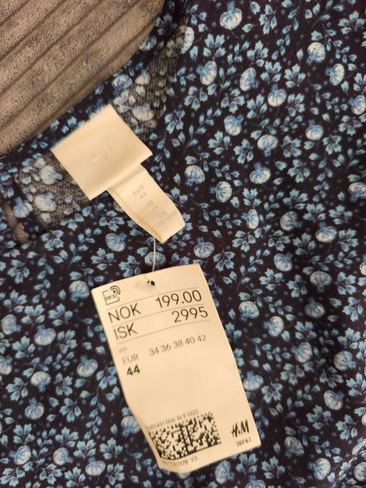 Рокля ново с етике h&m
