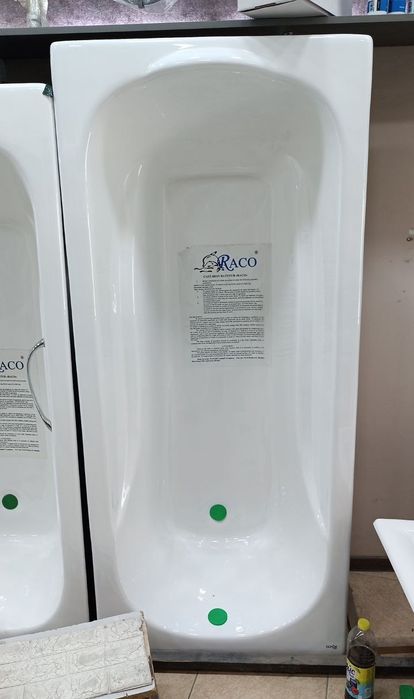 Чугунная ванна RACO размеры от 120х70. Chugun vanna