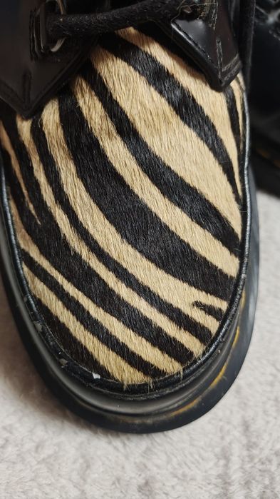 Pantofi Dr Martens Ramsey Zebra Creepers marime 38