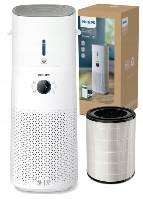 PHILIPS увлажнитель и очиститель 130Кв 2в1 Оригинал Доставка Бонус