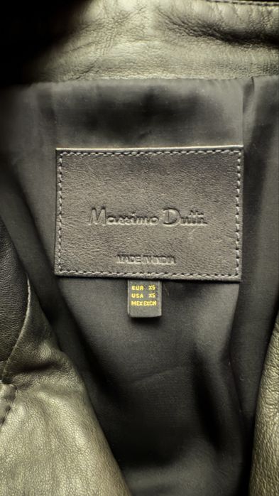 Massimo Dutti | куртка кожаная