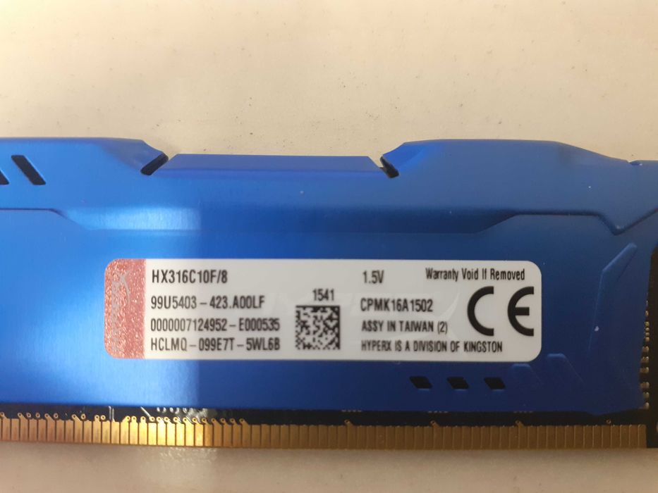 Kingston 8Gb DDR3 RAM