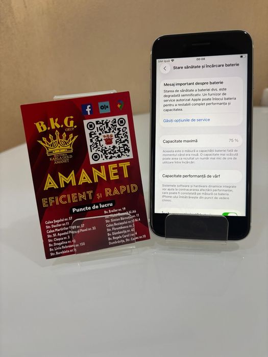 Iphone SE 2020 128gb Amanet BKG
