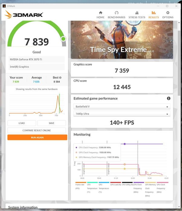 Placă video NVIDIA GeForce RTX 3070 Ti Gigabyte Gaming OC 8GB GDDR6X