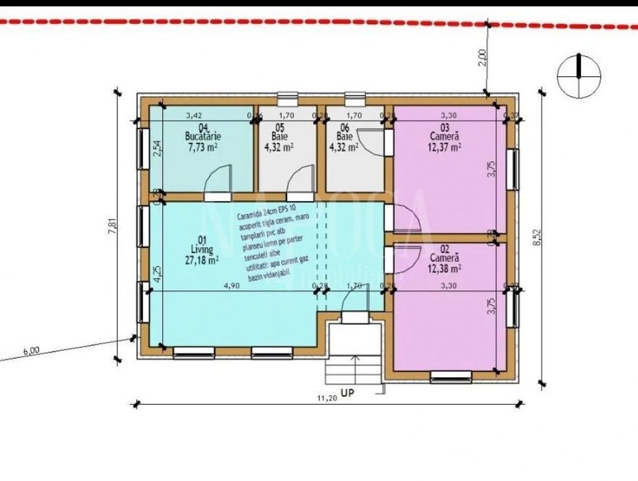 Casa 3 camere de vanzare in Campenesti